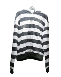 Sashiko Striped Hoodie